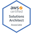 AWS Solution Architect Associate badge
