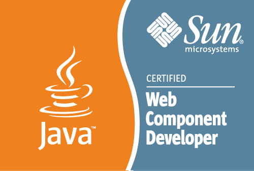 Sun Certified Java Web Component Developer badge